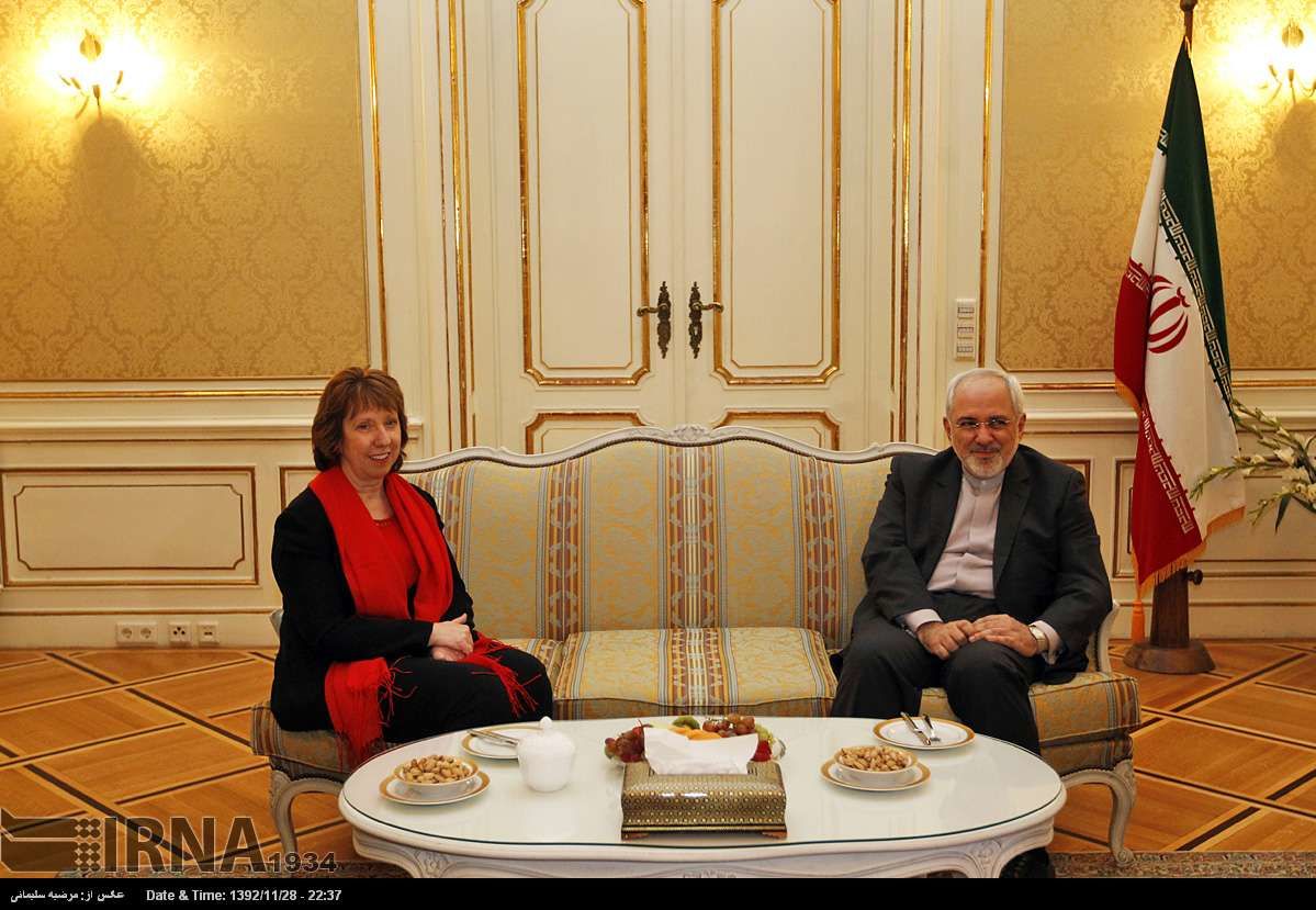 دیدار ظریف و اشتون در وین