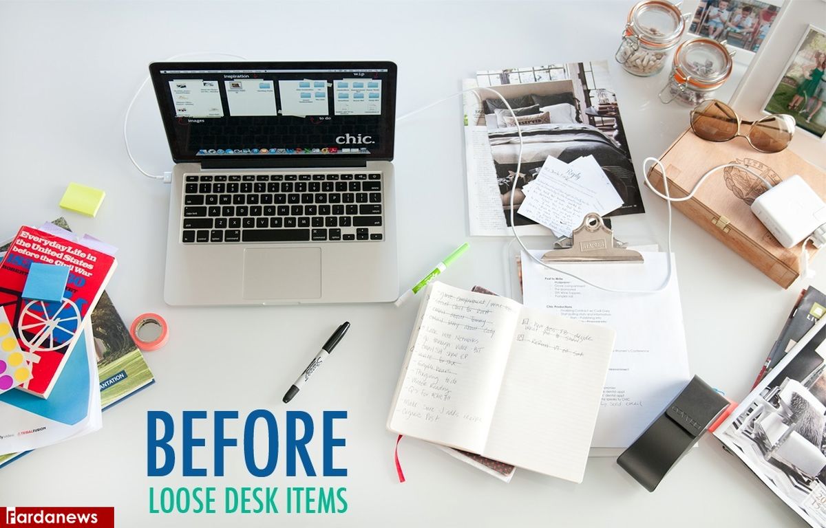 چگونه میزکاری مفید و منظم داشته باشیم؟ چند نکته کاربردی در رابطه با چیدمان میزکار