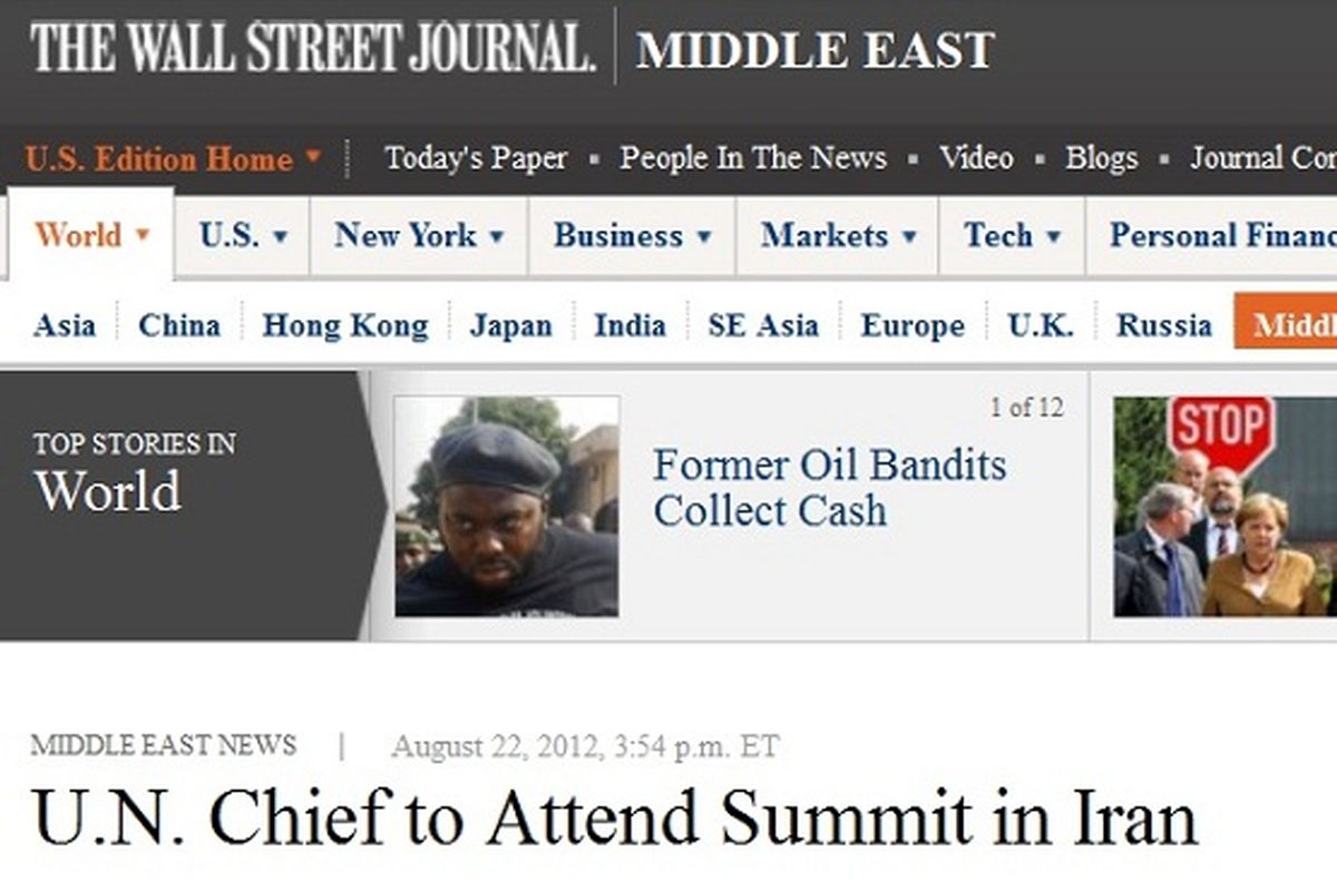 حضور «بان» و غیبت «اون» در اجلاس تهران