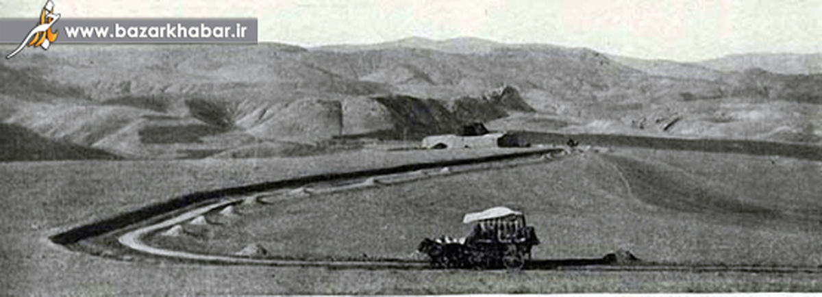 جاده قزوین-رشت سال 1300/عکس