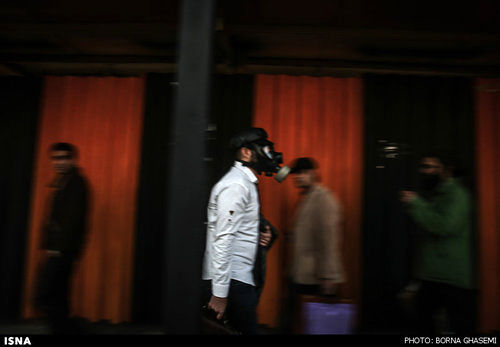 ماسک ضد شیمیایی برای آلودگی هوا +عکس