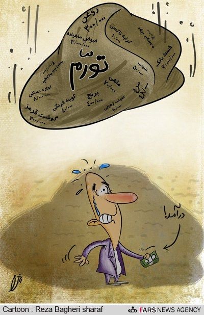 عکس/ رابطه تورم و درآمد!