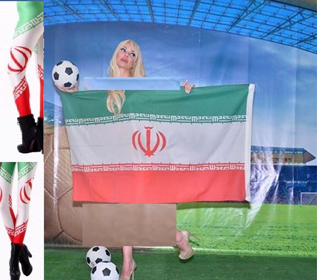 ادامه فعالیت های ضد ایرانی در برزیل/ این بار نوبت به ساپورت و مانکن های نیمه عریان رسید+ تصاویر