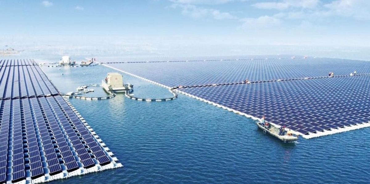 بزرگترین مزرعه شناور روی زمین +عکس