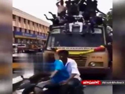 قدرت ترمز موتور! +فیلم