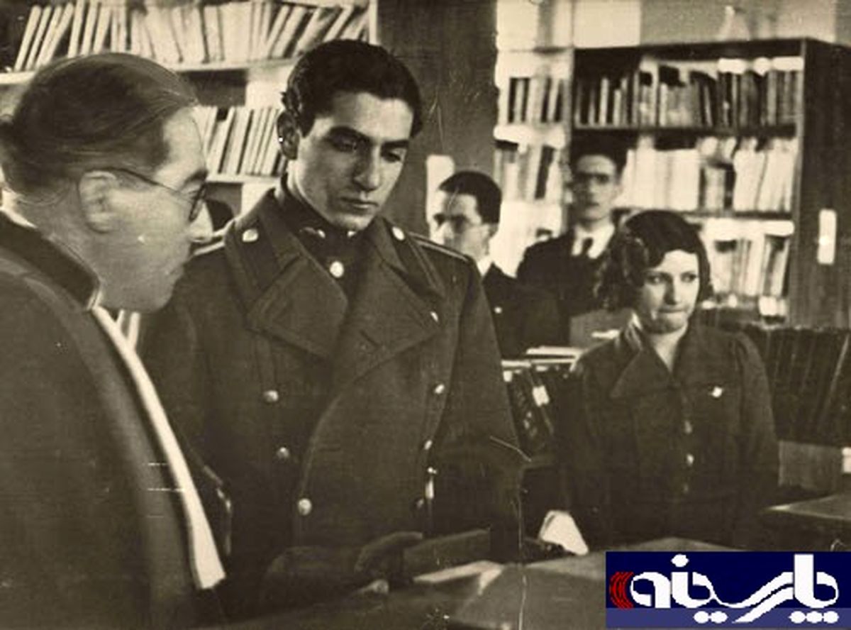 محمدرضا پهلوی و پروین اعتصامی/عکس