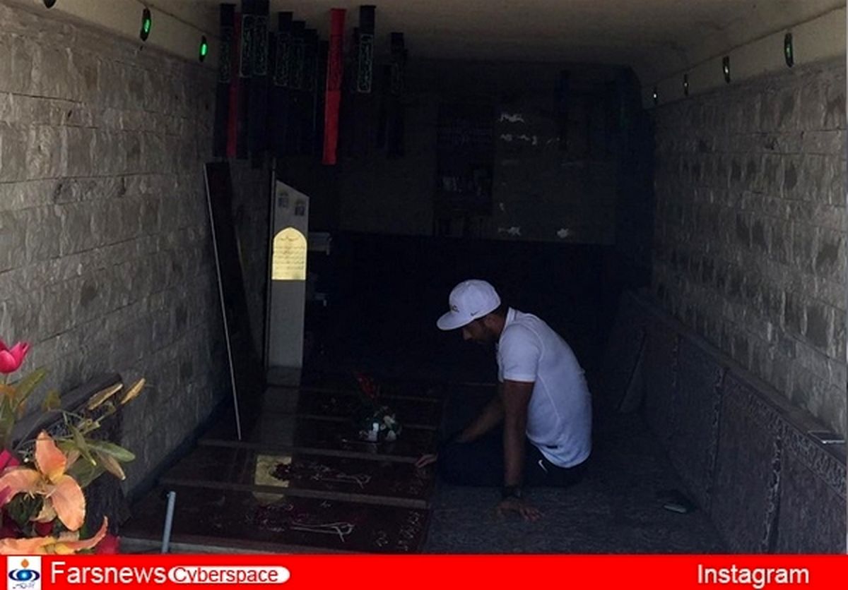 عکس: سوشا مکانی در کهف الشهدا