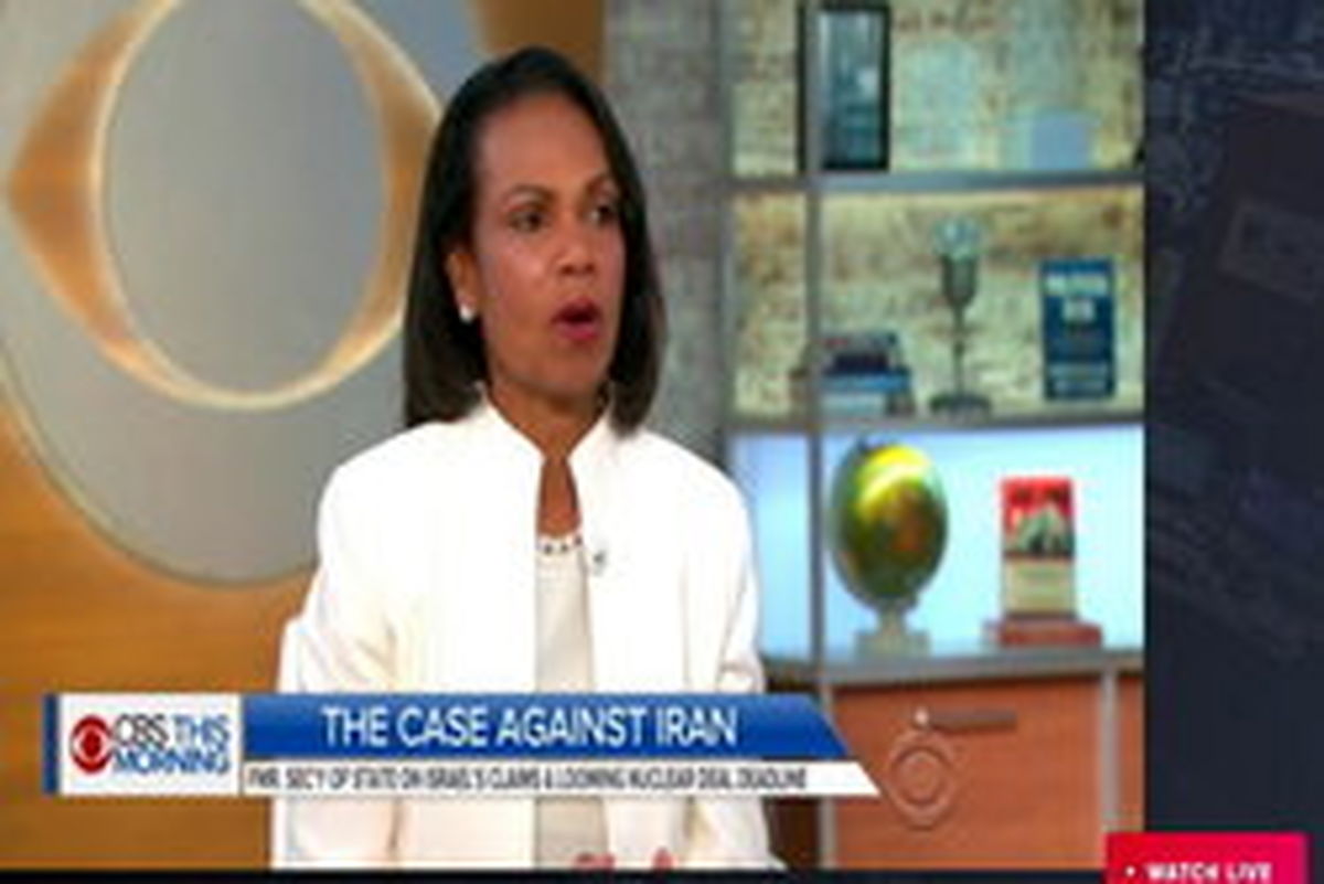 رایس: باید نگران راستی‌آزمائی ایرانی‌ها باشیم