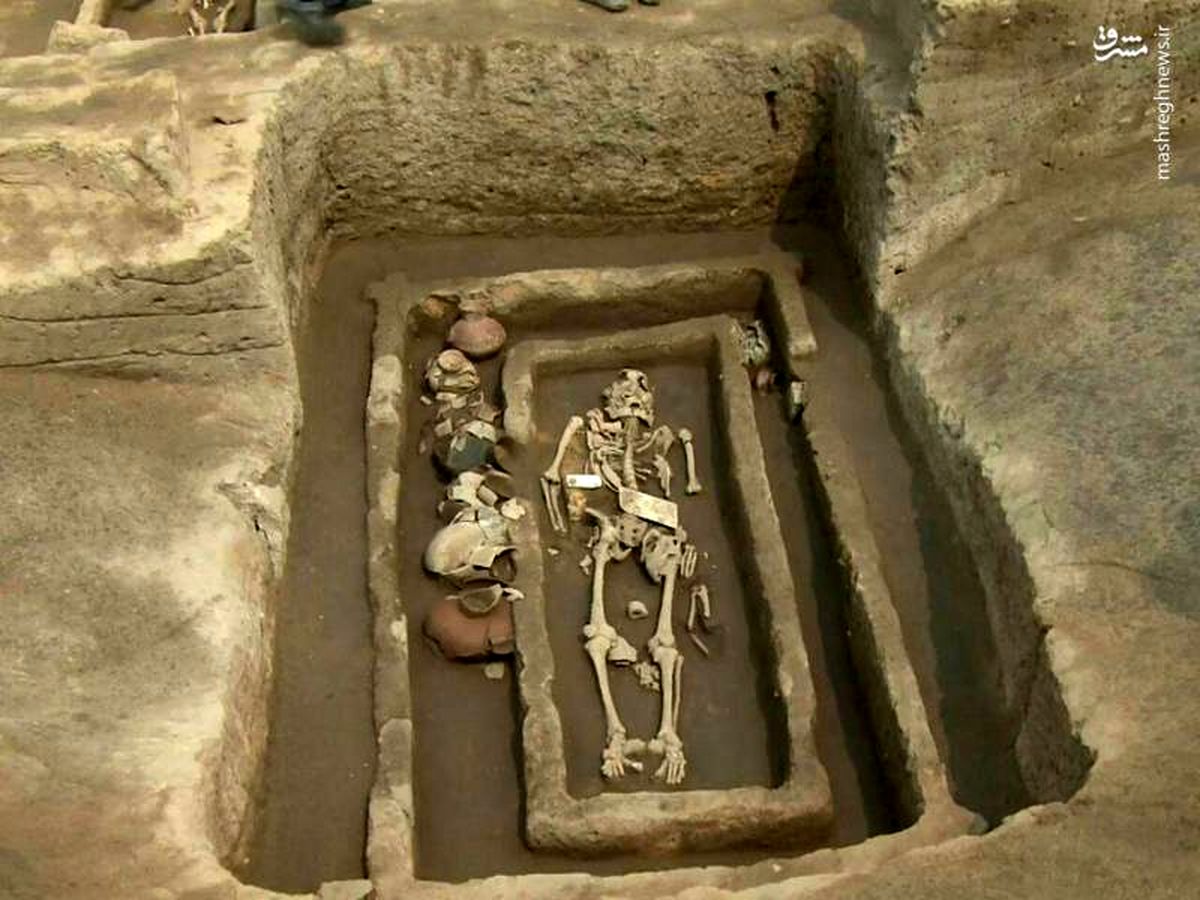 عکس: کشف اسکلت ۵۰۰۰ ساله انسان در چین