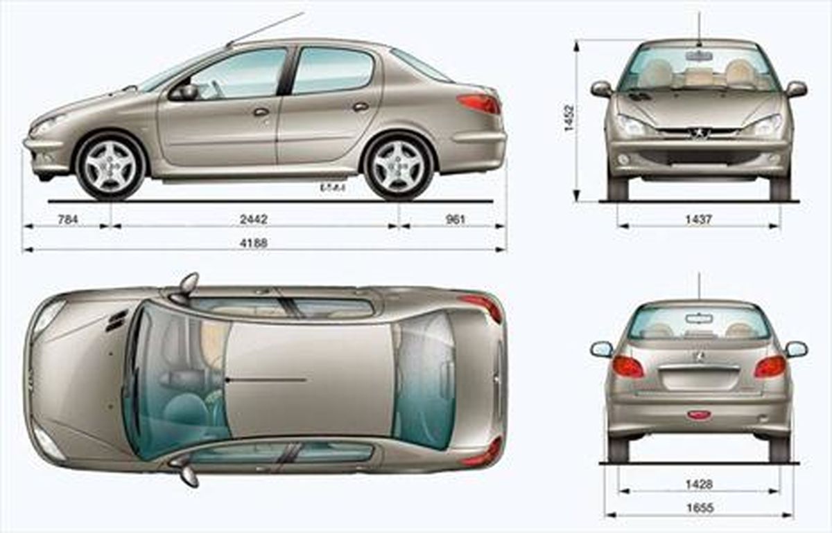 ۲۰۶ ایرانی چه شکلی است؟ /عکس