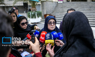 تصاویر: اعضای هیأت دولت در جمع خبرنگاران