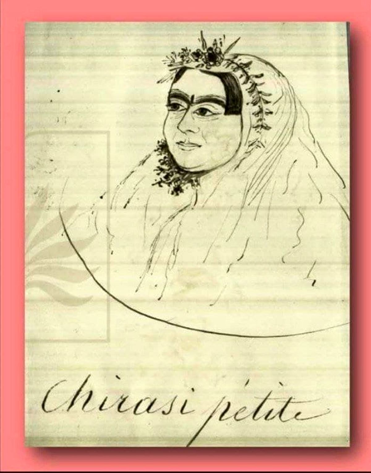‌طراحی ناصرالدین‌شاه از یکی از سوگلی‌هایش +عکس