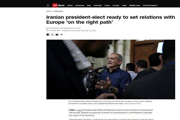  بازتاب پیام رئیس جمهور ایران در رسانه های خارجی