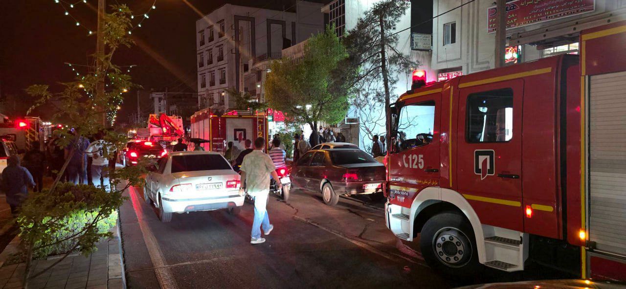 فوتی‌های حریق درمانگاه مشیریه به ۳ نفر رسید