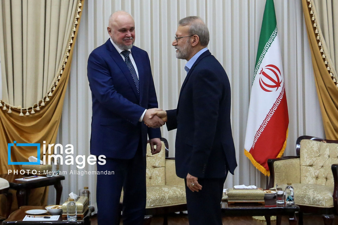 تصاویر: دیدار وزیر انرژی روسیه با لاریجانی