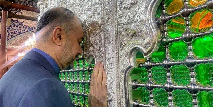 تشرف وزیر امور خارجه کشورمان به حرم‌های سوریه+عکس و فیلم