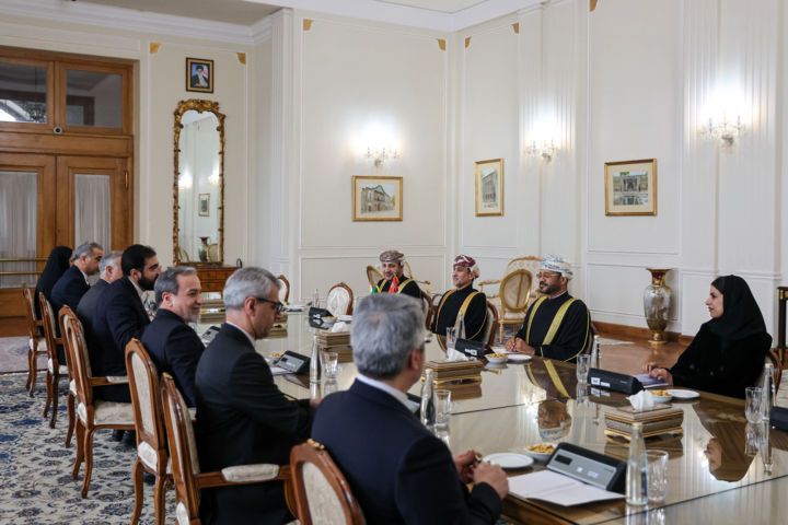 دیدار وزرای خارجه ایران و عمان در تهران