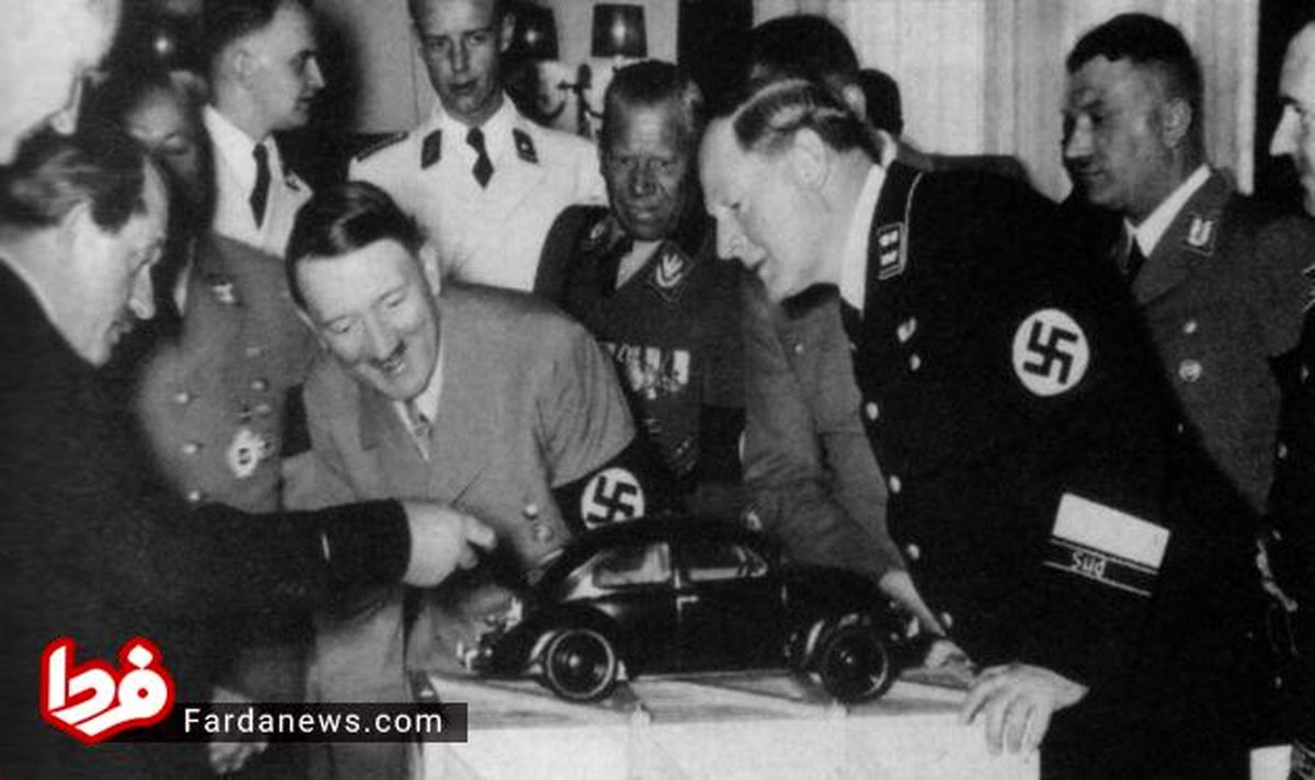 عکس: ذوق زدگی هیتلر وقتی ماکت یک خودرو را دید!