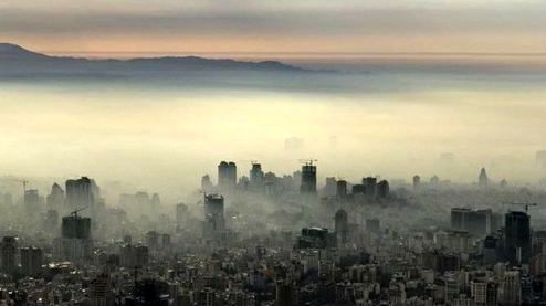 تصویری باورنکردنی از شدت آلودگی هوا در تهران!