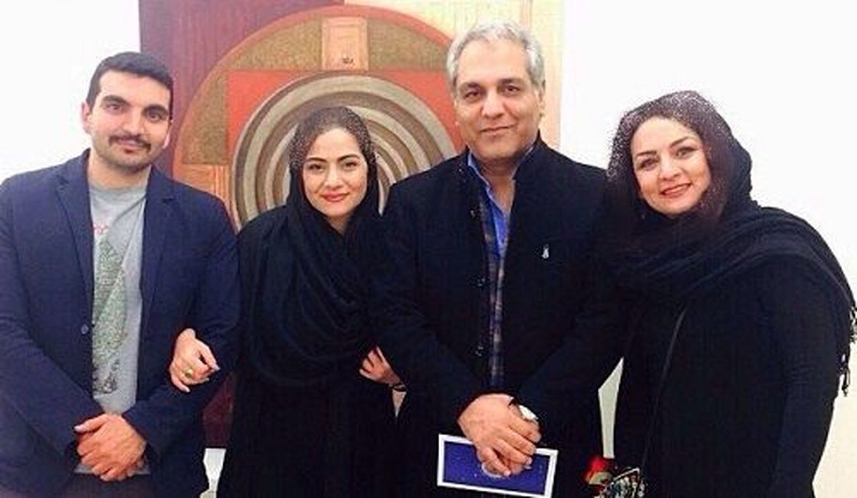 عکس: مهران مدیری در کنار همسر و فرزندش