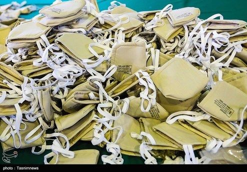 تصاویر: خطوط تولید مواد ضد عفونی کننده و ماسک فیلتر دار