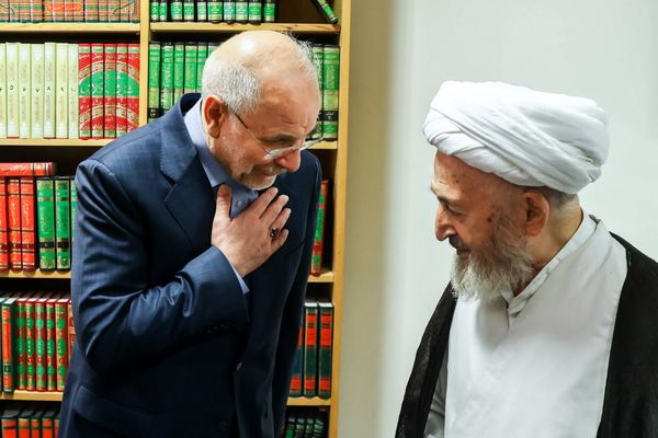 تصاویر: دیدار قالیباف با آیت‌الله‌العظمی شیخ جعفر سبحانی