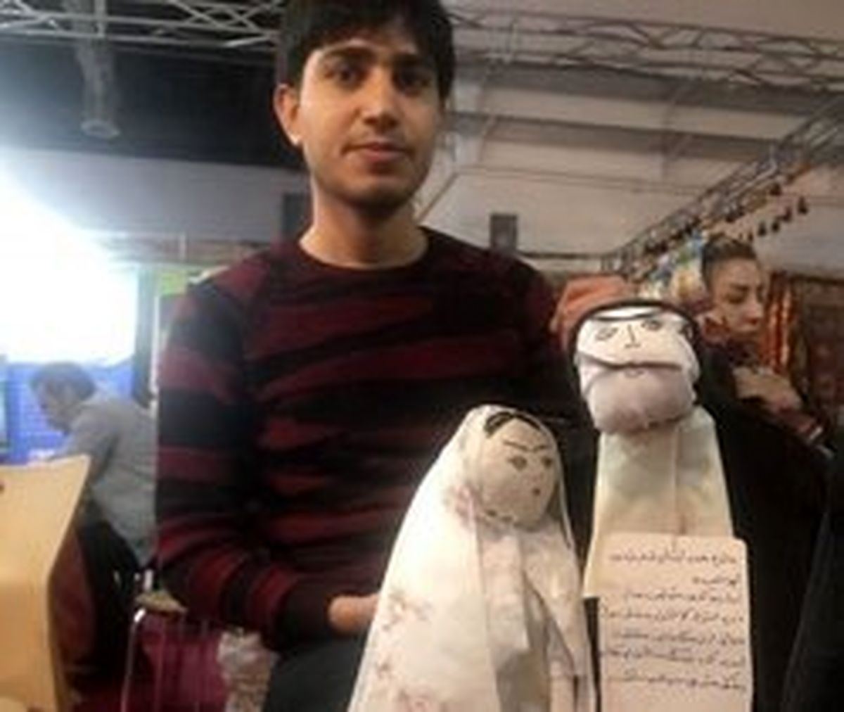 حکایت «دولتی» که عروسک می‌سازد +تصاویر