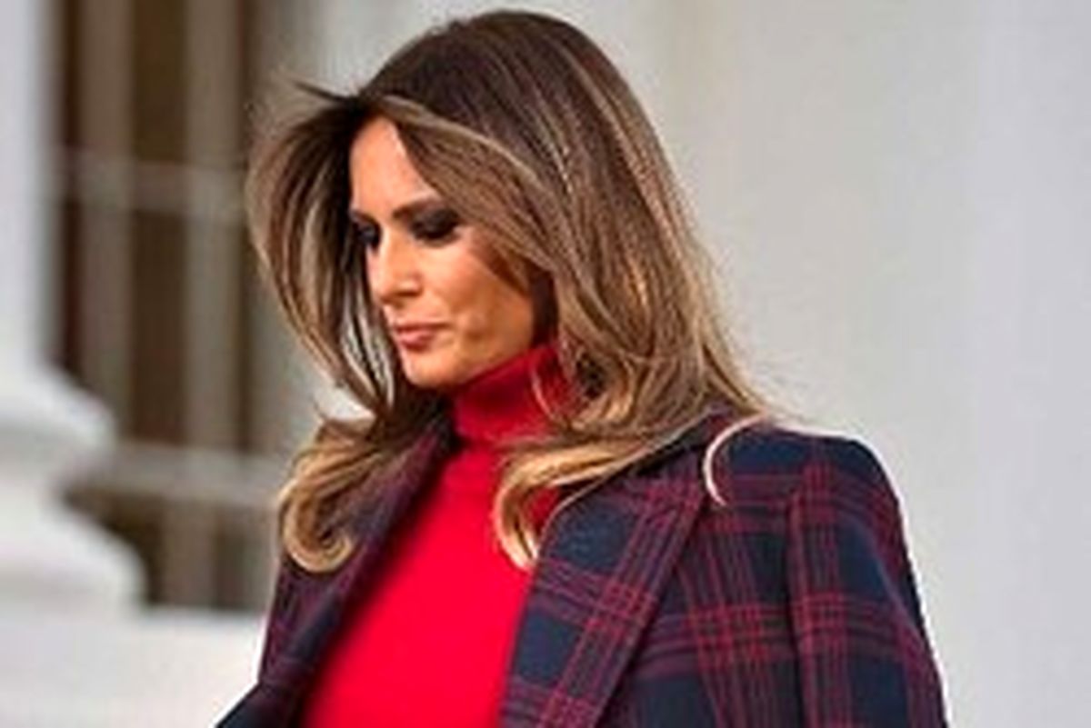 درخت ۶ متری ملانیا ترامپ برای کریسمس! +تصاویر