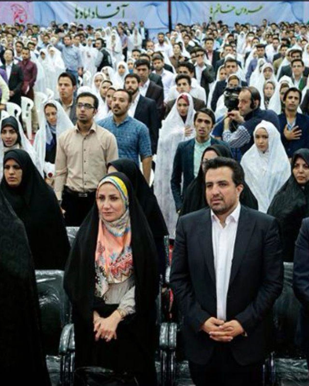 تقدير شهردار مشهد از اقدام حسينی‌بای و همسرش +عکس