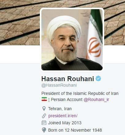 روحانی رسماً «توئیتری» شد +عکس