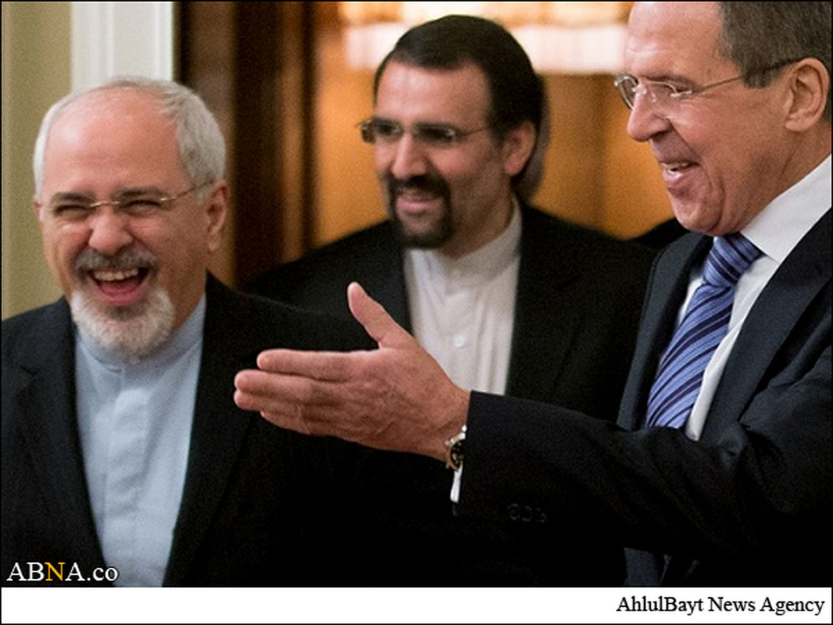 عکس/ خنده ظریف در دیدار با لاوروف