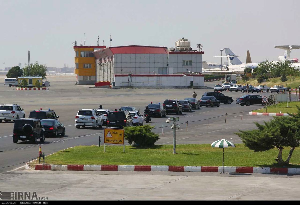 عکس: اسکورت پوتین در تهران