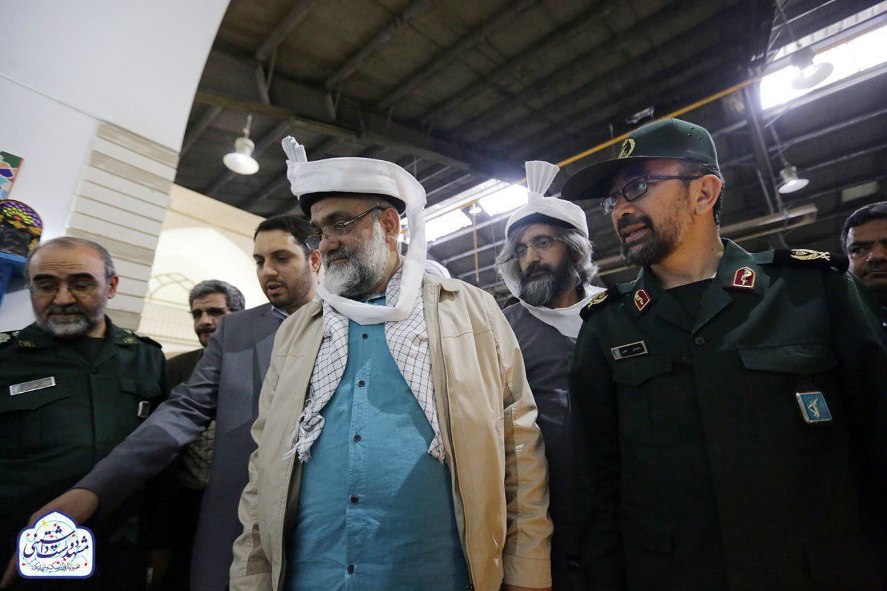 عکس: تیپ سردار نقدی با دستار فردوسی