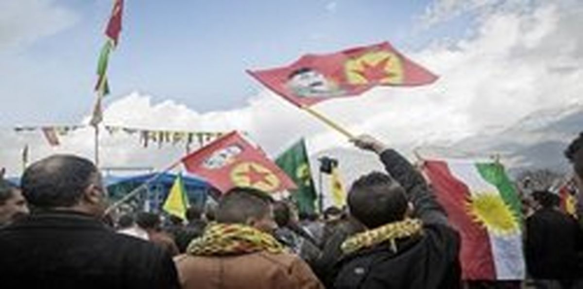 تظاهرات حامیان پ.ک.ک علیه دولت ترکیه