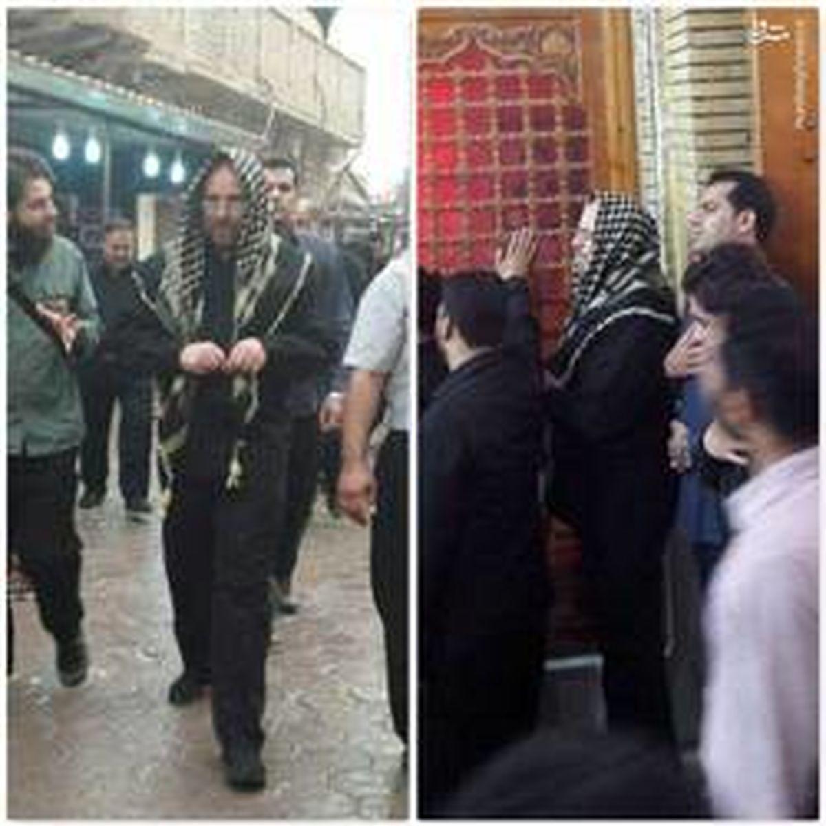 عکس: حضور قالیباف در پیاده روی اربعین