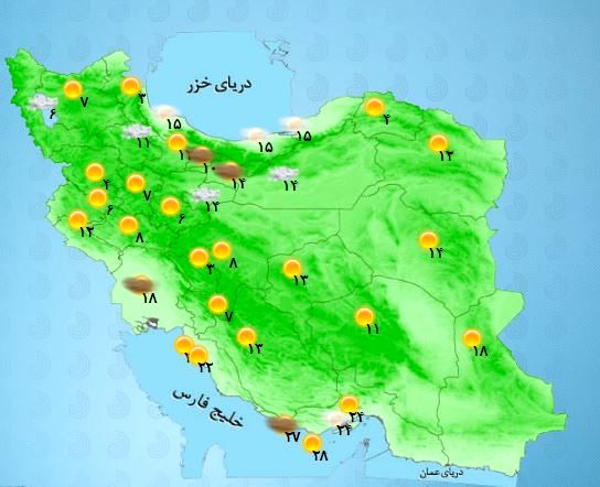 کاهش موقت آلودگی هوا در شهرهای بزرگ +جدول
