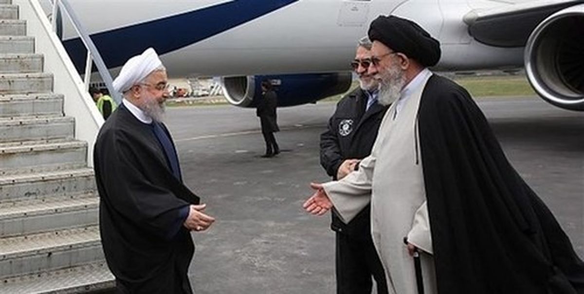 روحانی در جمع مردم سیلزده گلستان (+عکس)