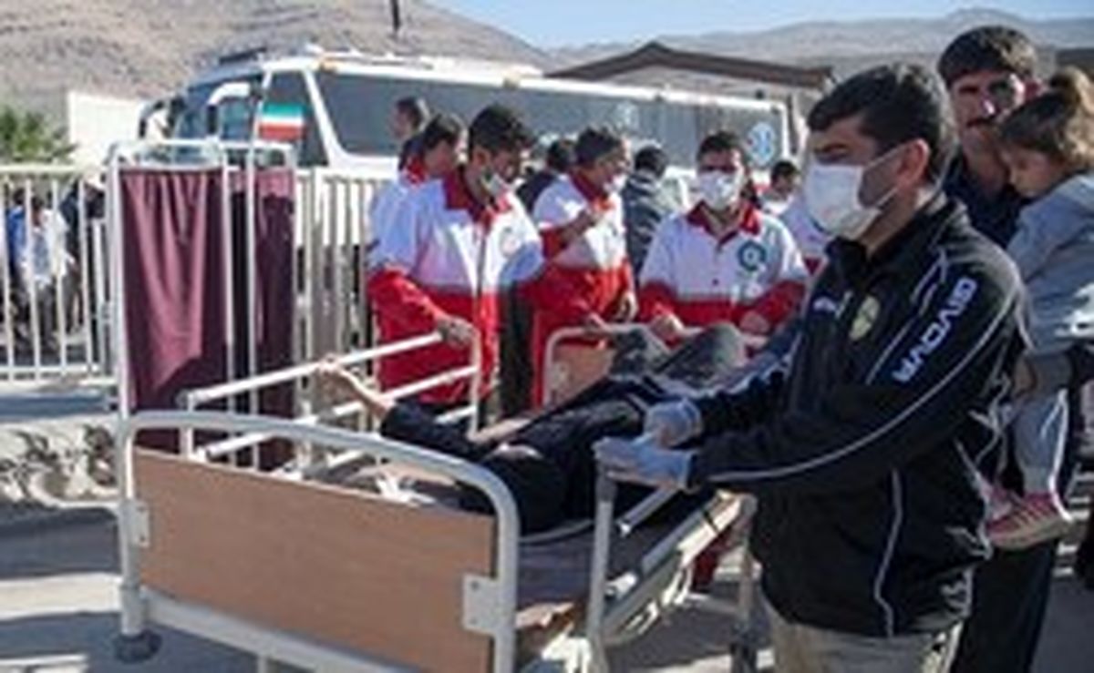 عکس: تخریب پادگان قره بلاغ در پی زلزله دیشب