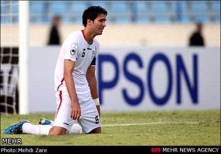 عکس/ حال نزار کاپیتان تیم ملی