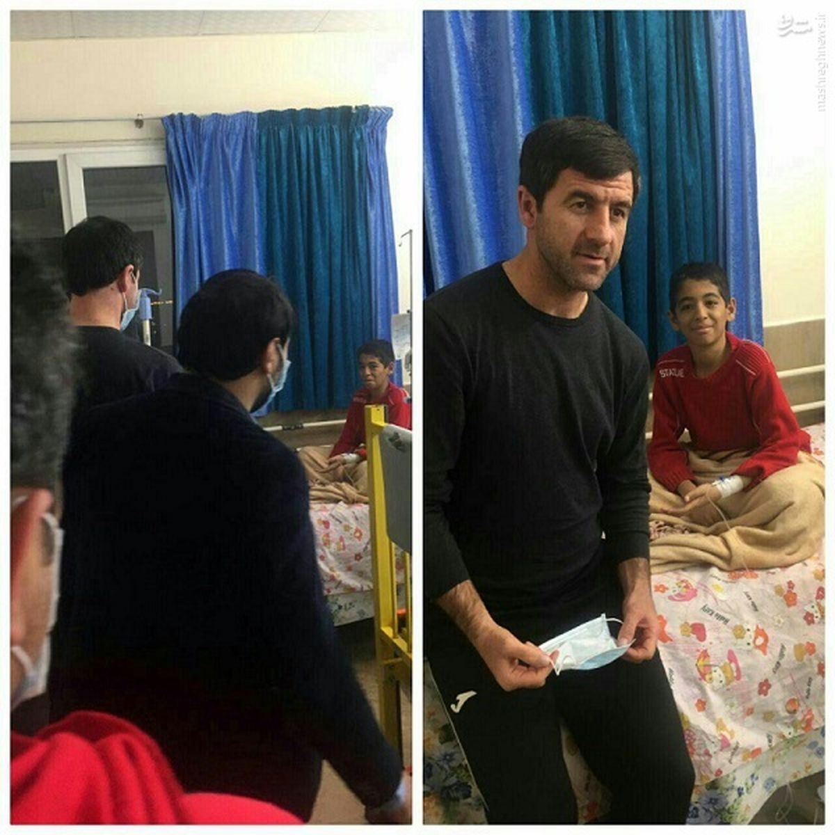 عکس:کار انسان دوستانه اسطوره پرسپولیس در قم