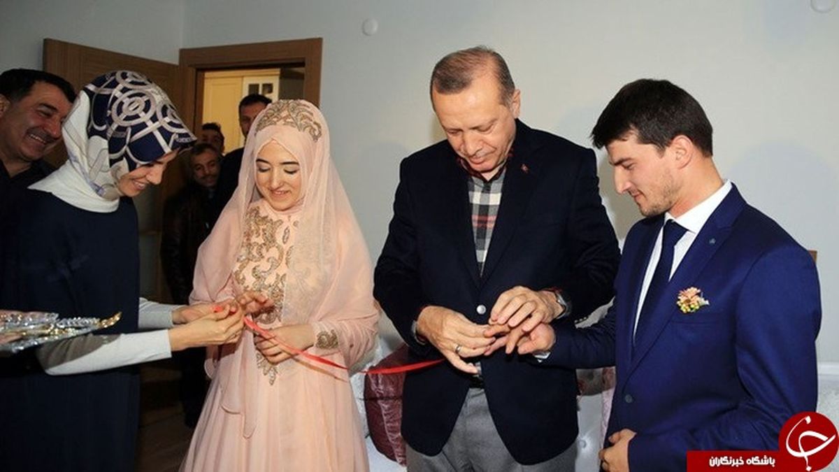 حضور اردوغان در یک مراسم خواستگاری در استانبول +عکس