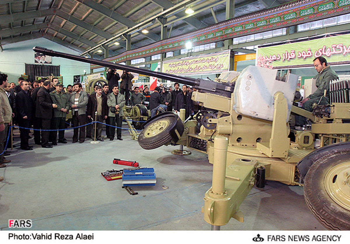 تصویر: توپ 35 ميليمتري وزارت دفاع