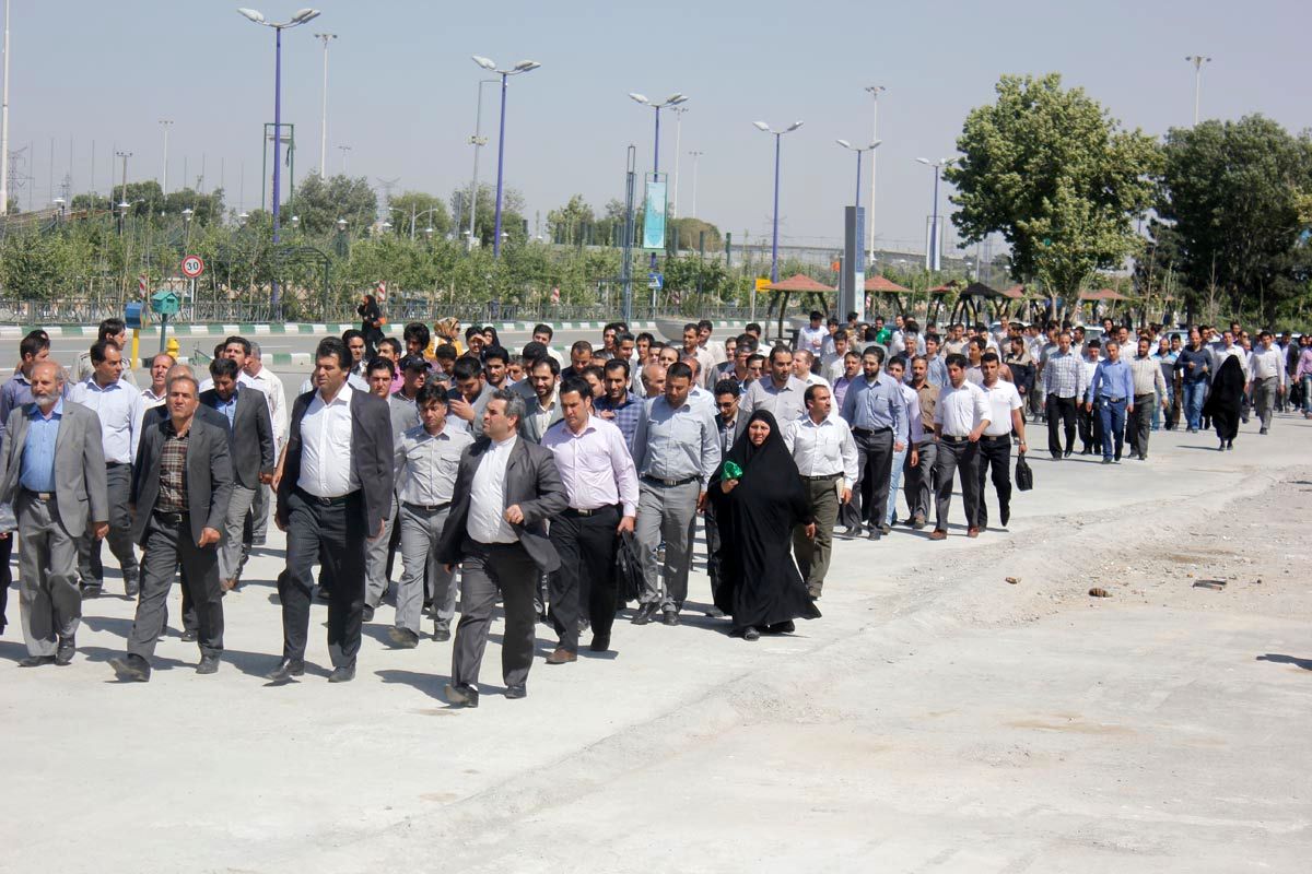 تجدید بیعت حامیان قالیباف باامام(ره)/تصاویر