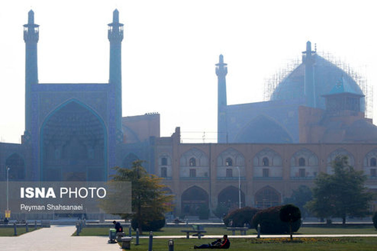 تصاویر: آلودگی هوای اصفهان در آلودهترین روز سال