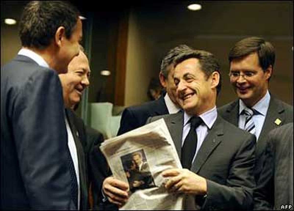 تصویر: ذوق كردن ساركوزي