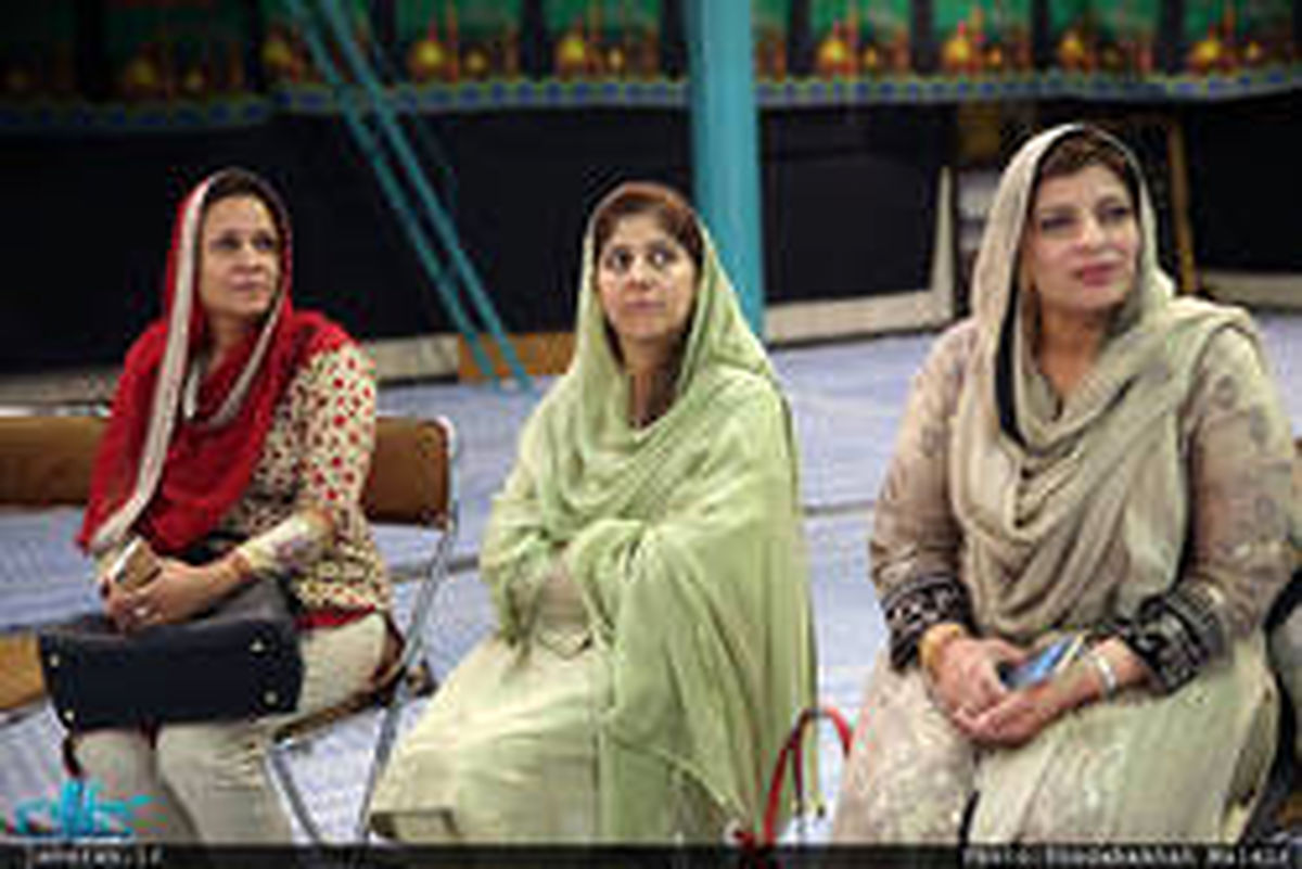 عکس: حضور همسر ژنرال پاکستانی در جماران