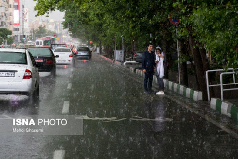بارندگی شدید در تهران +تصاویر