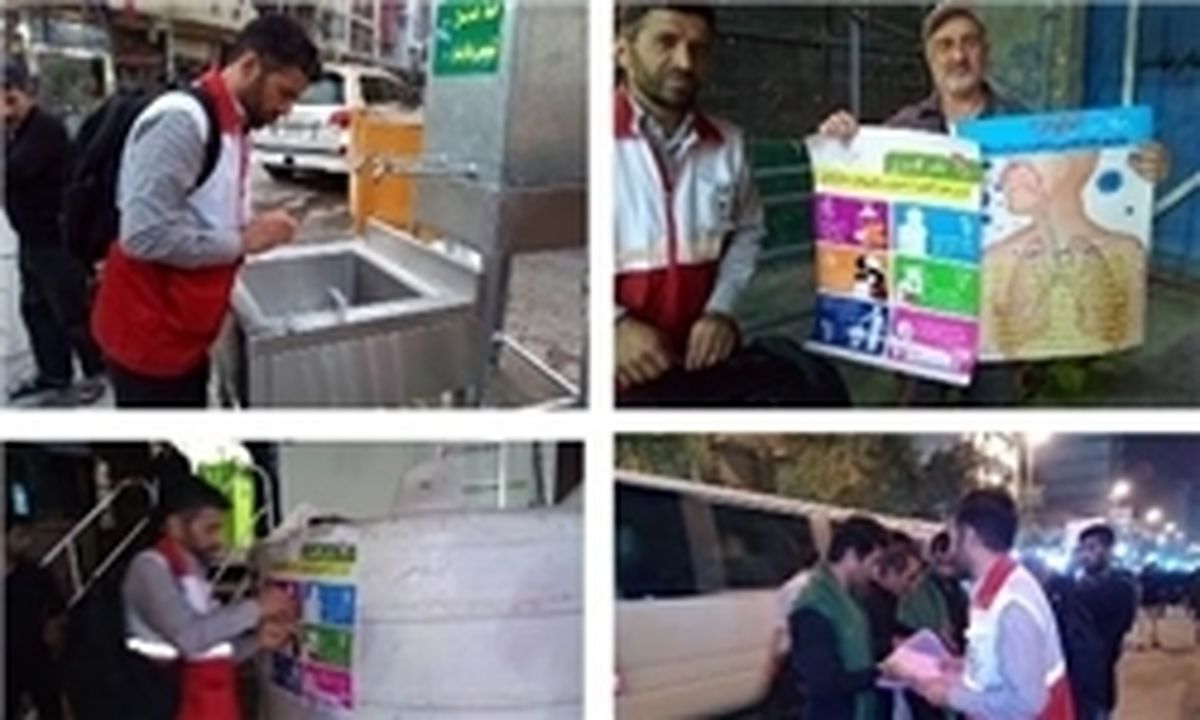 کنترل آب آشامیدنی و مواد غذایی موکب‌ها در عراق
