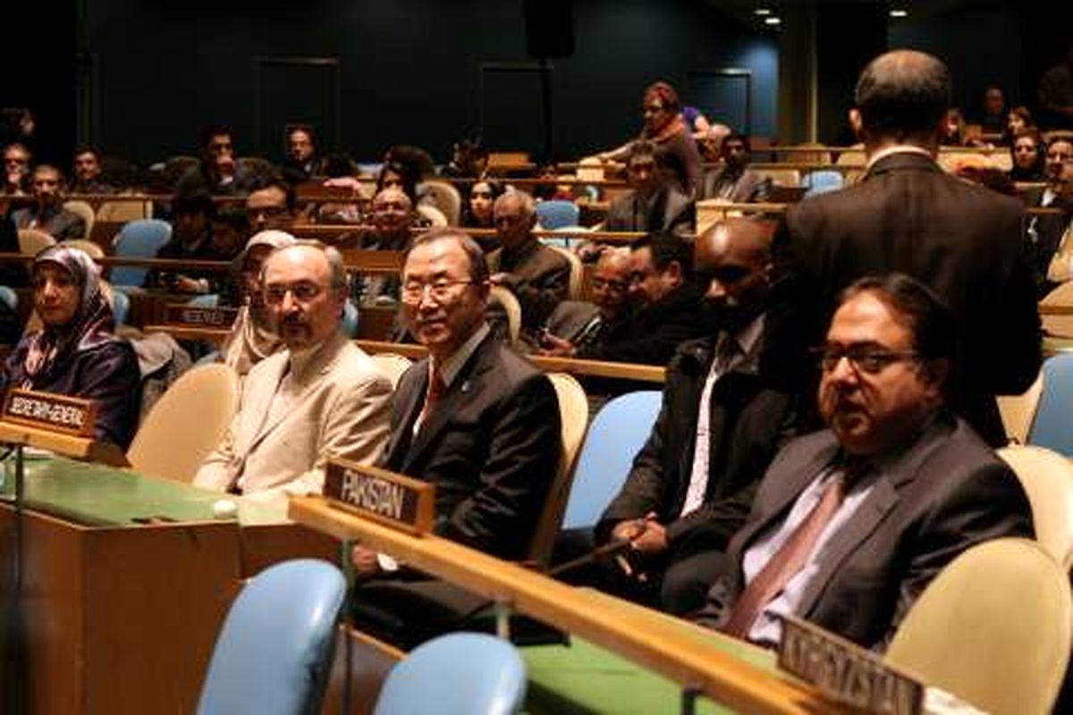 عکس/ بان کی مون در جشن نوروز