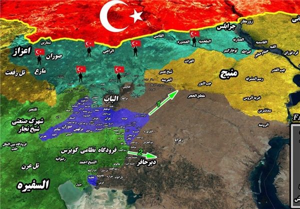 در شمال شرق حلب چه خبراست؟